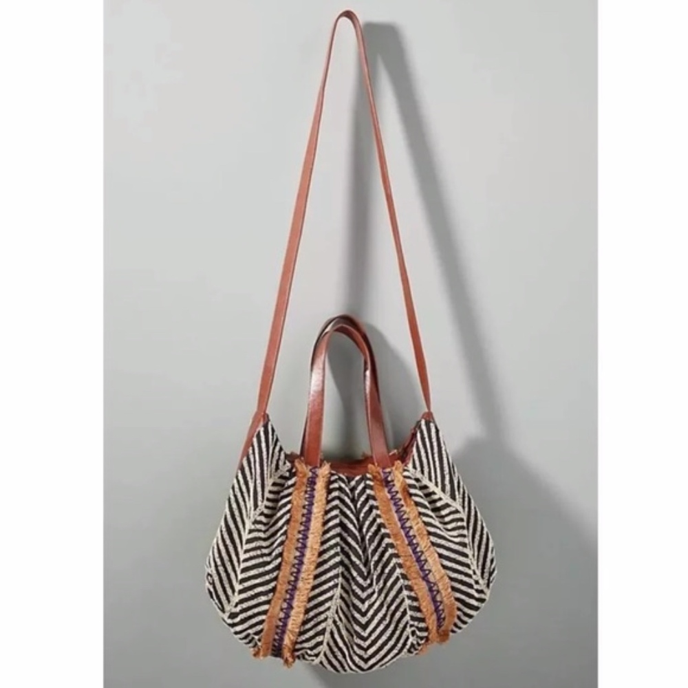 Anthropologie Tangier tote bag - Picture 3 of 8